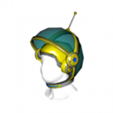 Yellow Saucer Pop Bubble Helmet